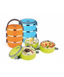термо контейнер для обедов Lunch Box тройной 2,1 лкухни оптом с доставкой  Товары для кухни оптом. Товары для кухни оптом, большой каталог, доставка.