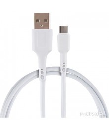 Кабель USB - TYPE C  Energy ET-05, цвет - белыйВостоку. Адаптер Rolsen оптом по низкой цене. Качественные адаптеры оптом со склада в Новосибирске.