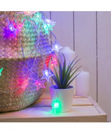 Эл.гирл. "Метраж" с насадкой "Звезды" 3 м, USB, Н.С. LED-20-5V, МУЛЬТИ 806829ке. Доставка Барнаул, Кемерово, Томск, Новокузнецк, Горно-Алтайск, Междуреченск, Ленинск-Кузнецкий.