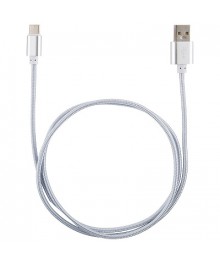 Кабель USB - TYPE C  Energy ET-01, цвет - сереброВостоку. Адаптер Rolsen оптом по низкой цене. Качественные адаптеры оптом со склада в Новосибирске.