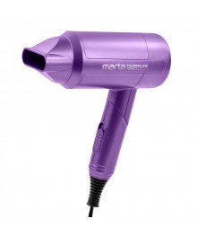 Фен MARTA MT-1266 фиолетовый чароит (1600W, ТУРМАЛИН ИОН, 3 реж) 24/уп