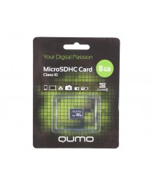 Пам.MicroSDHC, 8Gb QUMO (Class 10) без переходника SDужаем в Красноярск, Иркутск, Якутск, Кызыл, Улан-Уде, Хабаровск, Владивосток, Комсомольск-на-Амуре.