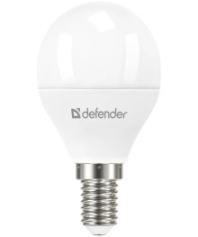 Эл. лампа светодиодная Defender LED-P45 -10W/830/E14 (шар, теплый белый)уп.1шт