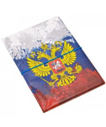 Обложка для паспорта с удерж.резинкой, с отд. для вод.удост,ПВХ, 13,7х9,6х0,4см,#2015-12, Дизайн GCОбложки для докуметов оптом. Купить Обложки для документов оптом.
