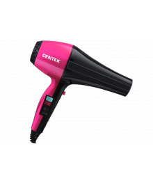 Фен Centek CT-2225 Professional черн/красн (2400Вт, проф. управление, 5 режимов,  2 концентратора)