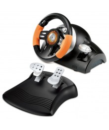 Руль Genius Speed Wheel 3 MT, педали, виброотдача, коробка переключения передач, 14 кнопок
