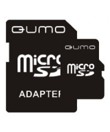 Пам.MicroSDHC, 4Gb QUMO (Class 4) + переходник SD, бело-зелён картон упаковкаужаем в Красноярск, Иркутск, Якутск, Кызыл, Улан-Уде, Хабаровск, Владивосток, Комсомольск-на-Амуре.