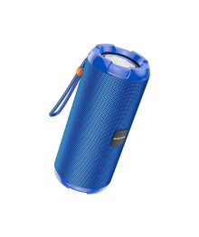 Колонка портативная с BLUETOOTH  BOROFONE BR15 Синий (2*5Вт)