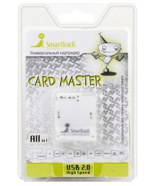 Картридер SmartBuy  (SBR-713 -W) Whiteирске. Картридер оптом со  склада в Новосибирске. Большой каталог Картридеров оптом по низкой цене.