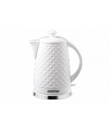Чайник Centek CT-0061 White (2.0л, 2000W, супербелая керамика, рельефный корпус)ирске. Отгрузка в Саха-якутия, Якутск, Кызыл, Улан-Уде, Иркутск, Владивосток, Комсомольск-на-Амуре.