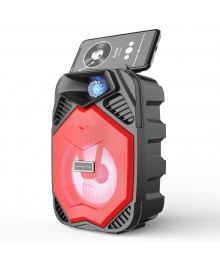 Колонка портативная с BLUETOOTH  OT-SPB112 красная (3Вт, TWS/USB/FM/TF/ AUX, акк,  151*119*235 мм)и колонки оптом по низкой цене. Большой каталог Мини колонок оптом с доставкой по Дальнему Востоку.