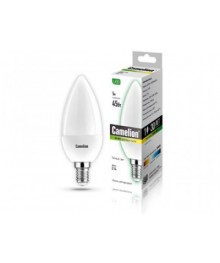 Эл. лампа светодиодная Camelion LED-C35- 5W-/830/E14(Свеча 5Вт 220В, аналог 50Вт) уп.1/10/100нецк, Ленинск-Кузнецк, Барнаул, Горно-Алтайск, Бийск и др. Большой каталог светодиодных ламп оптом.