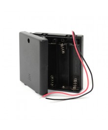 Адаптер отсек для аккум/батареек ROBITON Bh4xAA/switch закрытый с выключ и с двумя пров (4*R6) гг Новосибирск, Барнаул, Горно-Алтайск, Бийск, Томск, Кемерово, Новокузнецк, Ленинск-Кузнецк и др: