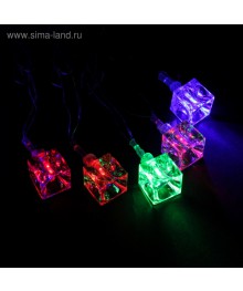 Эл.гирл. "Нить" с насадкой "Кубики" 5 м, силикон, LED-20-220V, моргает, МУЛЬТИ (185507)ке. Доставка Барнаул, Кемерово, Томск, Новокузнецк, Горно-Алтайск, Междуреченск, Ленинск-Кузнецкий.