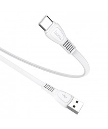 Кабель USB - TYPE C  HOCO X40 белый 3A,1м плоскийВостоку. Адаптер Rolsen оптом по низкой цене. Качественные адаптеры оптом со склада в Новосибирске.