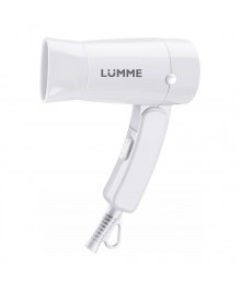 Фен LUMME LU-1054 белый жемчуг (1000Вт, 2реж, складн ручка, концентр) (10/уп)