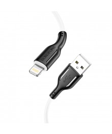 Кабель USB - 8pin BOROFONE BX63 Белый (2,4А, для iPhone5/6/7) 1м