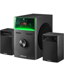 Колонки Defender Tresor 2.1  50 Вт, Bluetooth, FM/AUX/RC/Light/USBпо низкой цене. Колонки Defender оптом с доставкой по Дальнему Востоку. Качетсвенные колонки оптом.
