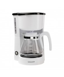 Кофеварка Galaxy LINE GL 0709 БЕЛАЯ  800 Вт, объем 0,75 л (4-6 чашек) (4шт/уп)Кофеварки оптом с доставкой по Дальнему Востоку. Большой каталог кофеварок оптом в Новосибирске.
