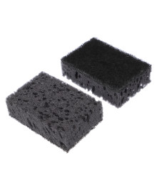 губка д/посуды набор 12шт BLACK, 9,8x6,5x3,1 см, кораллГубки для мытья посуды оптом с доставкой по России.