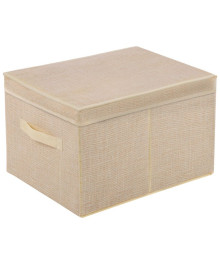 Коробка для хранения с ручкой, текстиль, размер: 30*40*25 см