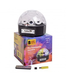 Светодиодная система B52 "YB-7", 220В, 6 цв.свечения, USB-флешка, ПДУ, круглешочкиДискосвет оптом с доставкой. Каталог дискошаров оптом по низким ценам.
