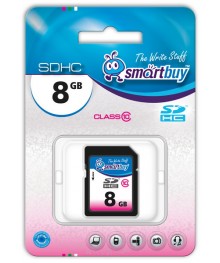 Память SDHC Card, 8GB, Class 10, Smart Buyужаем в Красноярск, Иркутск, Якутск, Кызыл, Улан-Уде, Хабаровск, Владивосток, Комсомольск-на-Амуре.