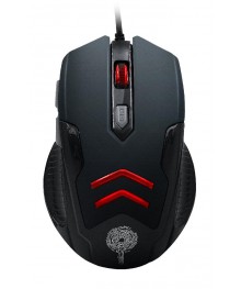 Мышь Qumo Crypt M57, игр., проводная, оптич, 6 кн, подсветка 4 цветов, дыш., 800/1600/2400/3200