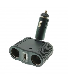 Разветвитель авто прикуривателя OLESSON 1646 (2 гнезда+2 USB) с доставкой по Дальнему Востоку. Большой каталог авторазветвителей оптом со склада в Новосибирске.