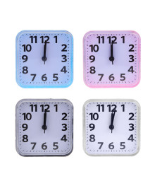 Часы будильник  LADECOR CHRONO, 8,5х8,5х3,5см, 1xAA, пластик, 4 цвета