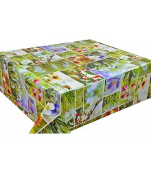 Клеенка GRACE STS160А ткань с пвх покрытием, лето и цветы, с блеском, 1,37(+-3)х20м