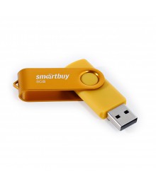 USB2.0 FlashDrives32 Gb Smart Buy  Twist Yellow (SB032GB2TWY)овокузнецк, Горно-Алтайск. Большой каталог флэш карт оптом по низкой цене со склада в Новосибирске.