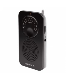 радиопр Supra ST-106 черн (компактный, аналоговый, УКВ+FM/AM, 2*R3)