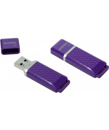 USB2.0 FlashDrives16Gb Smart Buy Quartz series Violet (SB16GBQZ-V)овокузнецк, Горно-Алтайск. Большой каталог флэш карт оптом по низкой цене со склада в Новосибирске.