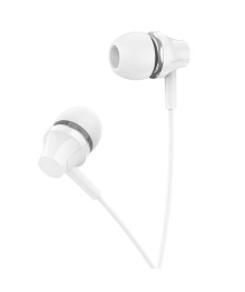 Наушники BOROFONE BM74 вакуумные с микрофоном, 1,2 метра, белый (1000)