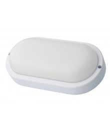 Светильник влагозащищённый Ultraflash  LBF-0412  C01   (влагозащ. LED,12Вт IP54, 220В, овал)ольшой каталог прожекторов со склада в Новосибирске по низкой цене с доставкой по Дальнему Востоку.