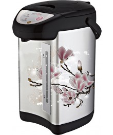Термопот MAXTRONIC MAX-U55S8  (5,5 л, 750 Вт, нерж колба+металл, три подачи воды, подар уп) (6/уп) оптом. Большой каталог термопотов Дельта, Василиса, Магнит, Ирит оптом с доставкой в Новосибирске.