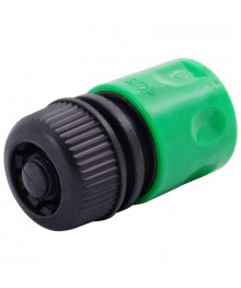 Соединитель Park HL029  1/2" с аквастопомСадовый инвентарь оптом. Лейки оптом с доставкой по РФ. Садовые лейки оптом.