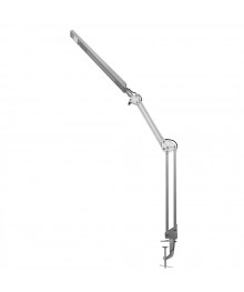 Светильник настол.Camelion KD-821 серебро LED (струбцина, 2ур.ярк, 230V 8W, 350лм )том со склада в Новосибирске. Большой каталог настольных светильниковCamelion оптом по низкой цене.