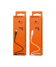 Кабель USB - micro USB BOROFONE BX16 Чёрный 2,4A, 1мВостоку. Адаптер Rolsen оптом по низкой цене. Качественные адаптеры оптом со склада в Новосибирске.