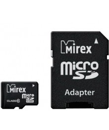 Пам.MicroSDHC, 4Gb Mirex (Class 10)  + переходник SDужаем в Красноярск, Иркутск, Якутск, Кызыл, Улан-Уде, Хабаровск, Владивосток, Комсомольск-на-Амуре.