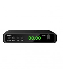 Цифровая TV приставка (DVB-T2) HD ЭФИР HD-215 дисплей, Dolby Digital, пластикЦифровая TV приставка оптом. Большой каталог Цифровых TV приставок оптом со склада в Новосибирске.