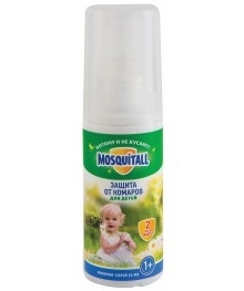 молочко-спрей Mosquitall Нежная защита ,,д/детей от комаров от 1года 50мл/