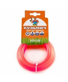 Леска для триммера Кузьмич ЛТР-105  2,4 мм х 15 м (звезда) (240)