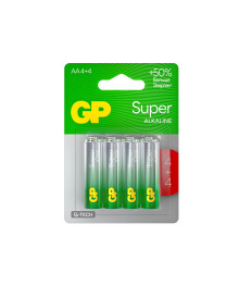 Бат LR6            GP SUPER  BP-4+4 (уп.64/ 768шт)  (15AA214/4-2CRSBC8)