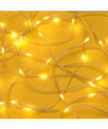 Эл.гирл.  СНОУ БУМ занавес 6х3м нить росы, 480LED, 24 нити, шампань, 8 реж, ПВХ прозрачный, 220Вке. Доставка Барнаул, Кемерово, Томск, Новокузнецк, Горно-Алтайск, Междуреченск, Ленинск-Кузнецкий.