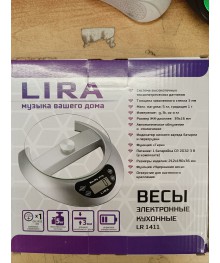 Весы кухонные LIRA  LR1411 / уп.10шт. кухоные оптом с доставкой по Дальнему Востоку. Большой каталогкухоных весов оптом по низким ценам.