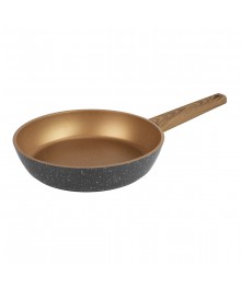 LARA LR01-90-24 Сковорода МАРСЕЛЬ 24см, покрытие Bronze, капсулированное, индукц. дно доставкой - Новосибирск, Новокузнецк, Горно-Алтайск. Низкие цены, большой ассортимент посуды оптом