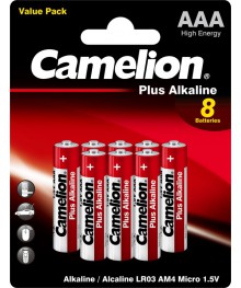 Бат LR3            Camelion Plus BP-5+3  (48шт) уп.48/1152