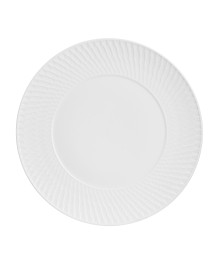 BY COLLECTION White Line Тарелка подстановочная, 26,5см, фарфор, рельефкерамики в Новосибирске оптом большой ассортимент. Посуда фарфоровая в Новосибирскедля кухни оптом.